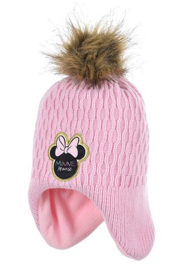 DISNEY MINNIE MOUSE Bommelmütze Baby Mädchen Winter-Mütze Strick-Bommel-Mütze mehr Bis zu 50% Rabatt