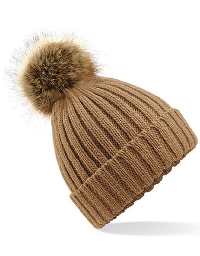 BEECHFIELD® Bommelmütze Damen Wintermütze Mütze Strickmütze Abnehmbarer Bommel mehr Fabrikladen
