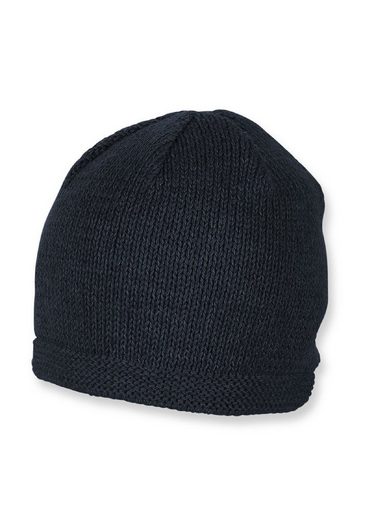STERNTALER® Strickmütze OCS Strickmütze (1-St., Wintermütze gefütterte und ideal für kalte Tage) Strick Beanie Kinder aus weicher Baumwolle unifarben mehr Blitzangebot