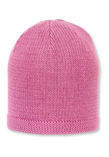 STERNTALER® Strickmütze OCS Strickmütze (1-St., Wintermütze gefütterte und ideal für kalte Tage) Strick Beanie Kinder aus weicher Baumwolle unifarben mehr Blitzangebot