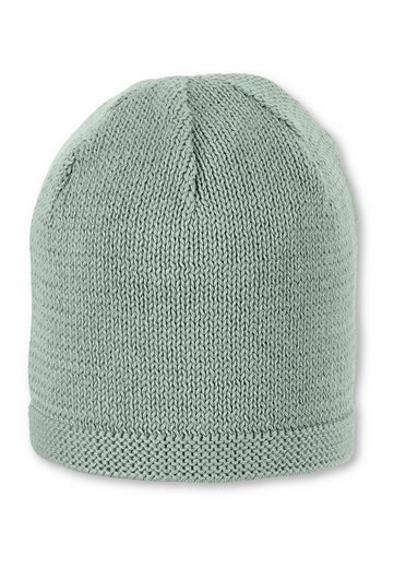 STERNTALER® Strickmütze OCS Strickmütze (1-St., Wintermütze gefütterte und ideal für kalte Tage) Strick Beanie Kinder aus weicher Baumwolle unifarben mehr Große Rabatte