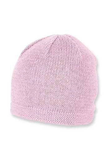 STERNTALER® Strickmütze OCS Strickmütze (1-St., Wintermütze gefütterte und ideal für kalte Tage) Strick Beanie Kinder aus weicher Baumwolle unifarben mehr Große Rabatte