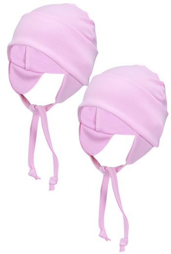 TUPTAM Erstlingsmütze TupTam Baby Erstlingsmütze mit Ohrenklappen 2er Pack mehr Tägliche Deals