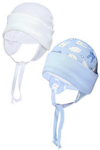 TUPTAM Erstlingsmütze TupTam Baby Erstlingsmütze mit Ohrenklappen 2er Pack mehr Sonderangebote