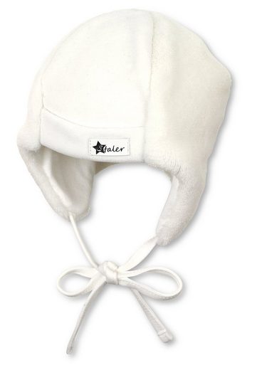 STERNTALER® Schlupfmütze Mütze (1-St., Wintermütze mit Bärchen Motiv, Bindeband und Ohrenschutz) Baby Beanie Mütze aus weichem Teddyflausch unifarben mehr Letzter Tag