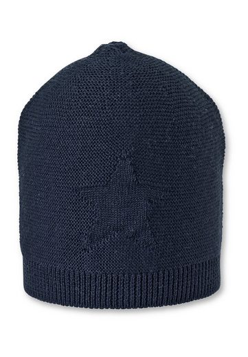 STERNTALER® Strickmütze GOTS Strickmütze 1-St., Kinder Strickmütze mit eingestricktem Stern ideal für den Winter) Wintermütze Baby gefüttert mit Baumwollfleece (Bio mehr Discount Store für neue Produkte