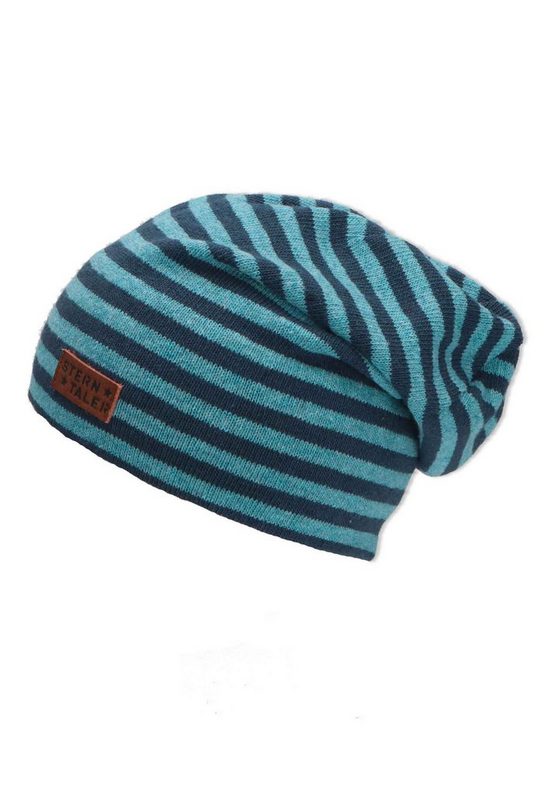 STERNTALER® Beanie Beanie (1-St., Wintermütze gefüttert mit Baumwollfleece) Kinder Mütze aus Baumwollmischgewebe mit Streifen mehr Angebote