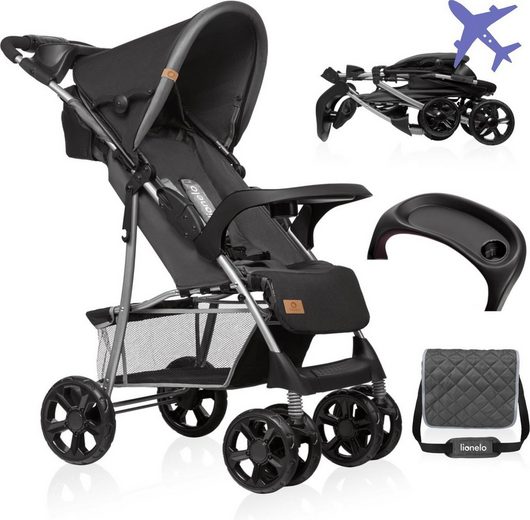 LIONELO Kinder-Buggy Emma Tasche Leicht SGS i EN Bis 15kg mehr Osterangebot