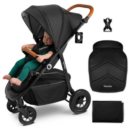 LIONELO Kinder-Buggy Natt zusammenklappbar Moskitonetz bis 22 Kg Leicht mehr