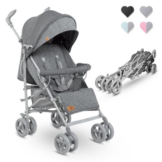 LIONELO Kinder-Buggy IRMA Leichte, Beindecke, Moskitonetz, Großer Korb ab 6 month bis 3 Jahre mehr