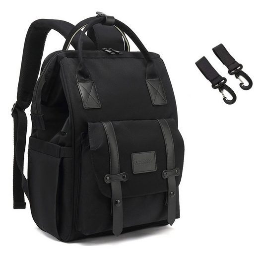 REDOM Wickelrucksack Wickeltasche Rucksack Baby Multifunktions-Babytaschen wasserabweisend (Windeln Babyflasche Milchfläsche Rucksack Tasche mit USB-Anschluss, Multifunktional, Babytasche, Wickelrucksack), mit Kinderwagen-Haken Clearance-Verkauf