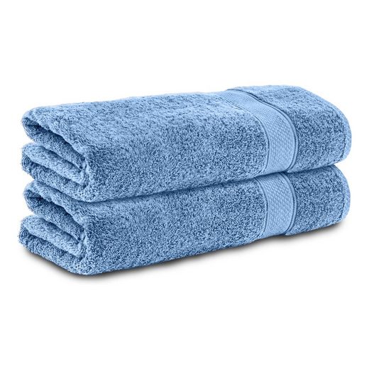 KOMFORTEC Badetücher 100% Baumwolle, 470 g/m² Frottee (2-St), Handtücher 70x140 cm Set, Weich mehr Riesige Rabatte