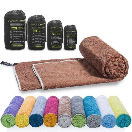LIGHTDRY Reisehandtuch Backpack Mikrofaser Sporthandtuch Sport, Strand & Badehandtuch mehr