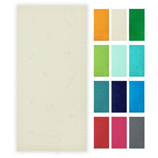ZOLLNER Strandtuch Frottier (1-St), 100 x 200 cm, 100% Baumwolle, vom Hotelwäschespezialisten mehr Cyber Monday