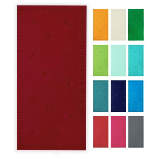 ZOLLNER Strandtuch Frottier (1-St), 100 x 200 cm, 100% Baumwolle, vom Hotelwäschespezialisten mehr Osterangebot