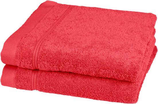 ROSS Handtücher Rubin Frottier (Packung, 2-St), 100% Baumwolle mehr Heißer Verkauf
