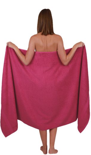 BETZ Badetuch Palermo groß XXL Größe 100 x 200 cm Saunatuch 100% Baumwolle (1 Stück, 1-St) mehr Exklusive Angebote