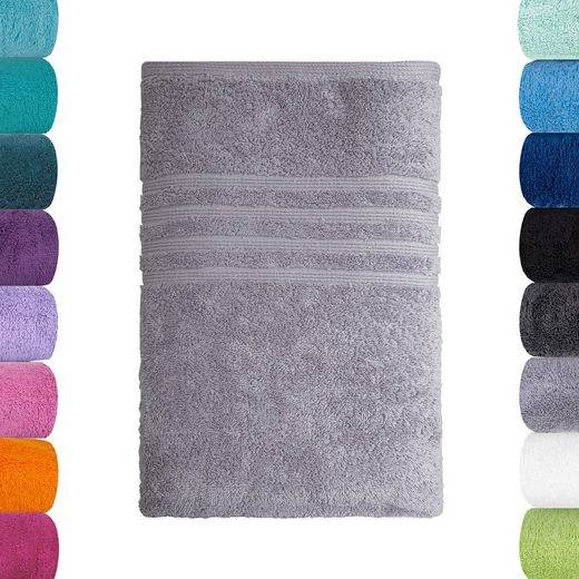 LAVEA Badetuch Bali 100x150cm aus 100% Bio-Baumwolle, einzigartig weiches Badetuch mit 500 g/m² (1-St), hochwertiges und nachhaltiges Premium Strandtuch – saugstarke Faser mehr Tiefpreis