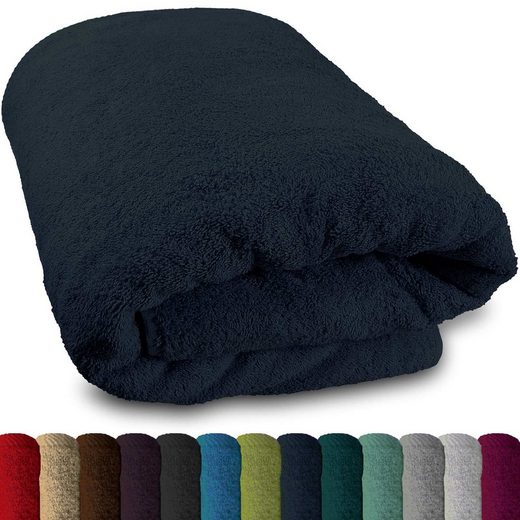 LANUDO Badetücher Lanudo® Saunahandtuch "Maxi Line" 100x200 cm div. Farben 100% Baumwolle (1-St) mehr Lagerräumung