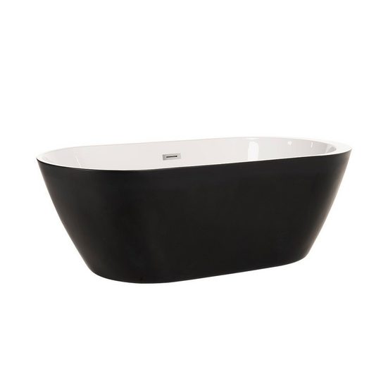 HOME DELUXE Badewanne Freistehende Badewanne CODO Black Editio… inkl. komplettem Zubehör I Acrylwanne mehr