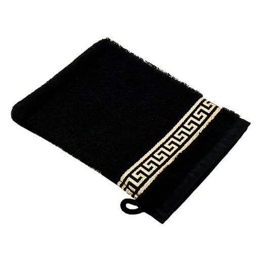 BELLE ARTI Handtücher Luxus Mäander Gästetücher Badetücher Duschtücher Saunatücher in Set (1-St), schwarz, weiss, beige, rot, gold, 100% Baumwolle, Frottee, eingestickt mehr Riesige Rabatte