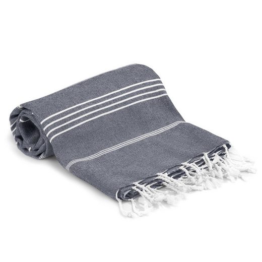 TURQUOISE HOME Hamamtuch Signature Strandtuch 100x180cm XL Saunahandtuch Reisehandtuch 100% Baumwolle mehr
