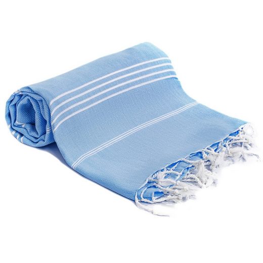 TURQUOISE HOME Hamamtuch Signature Strandtuch 100x180cm XL Saunahandtuch Reisehandtuch 100% Baumwolle mehr Online
