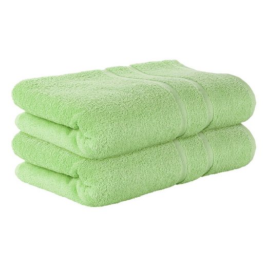 STICKANDSHINE Badetuch 2er Set Premium Frottee Badetuch 100x150 cm in 500g/m² aus 100% Baumwolle (2 Stück Pack) Badetücher 100 x 150 100% Baumwolle 500GSM Frottee mehr Jubiläumsangebot