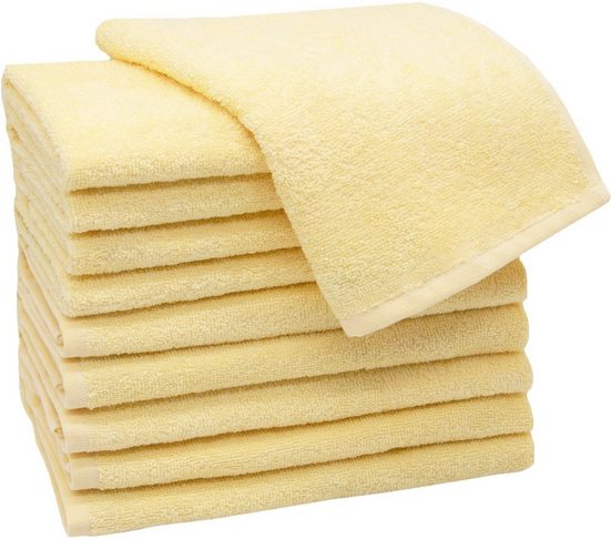 ZOLLNER Gästehandtücher Walkfrottier (10-St), 30 x 50 cm, 100% Baumwolle, vom Hotelwäschespezialisten mehr Zeitbegrenzte Promotion