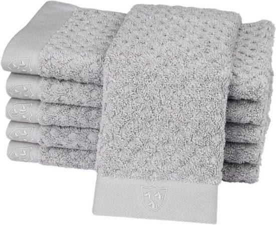 ROSS Gästehandtücher Harmony Frottier (6-St), 100 % Baumwolle mehr zollfrei