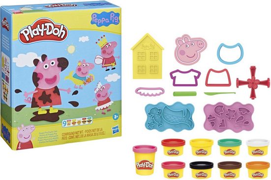 HASBRO Knete Play-Doh, Peppa Wutz Stylingset mehr