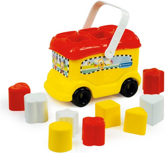 CLEMENTONI® Spielbausteine Baby Clementoni, Disney Baby Mickey Sortierbus Made in Europe mehr