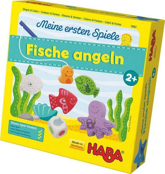 HABA Spiel Meine ersten Spiele - Fische angeln Made in Germany mehr