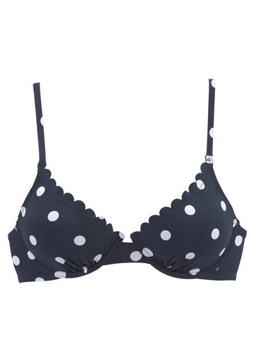 LASCANA Bügel-Bikini-Top Jada mit leichter Wattierung und Muschelkante mehr