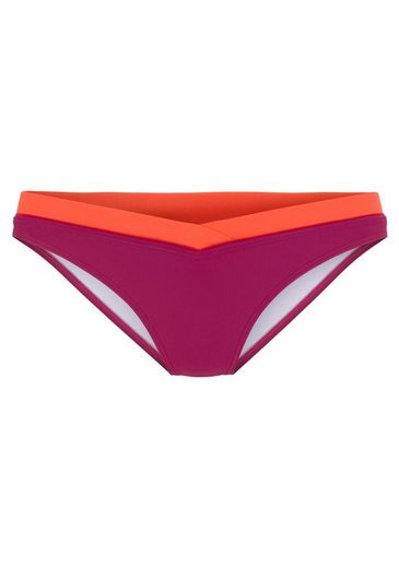 S.OLIVER Bikini-Hose Yella mit kontrastfarbenen Details und V-Bund mehr