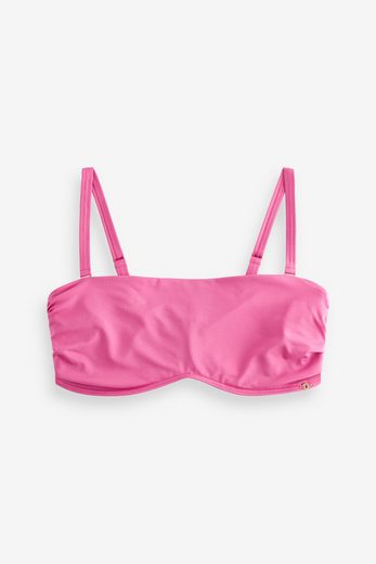 NEXT Bandeau-Bikini-Top Unwattierter, trägerloser Minimizer-Bikini, DD+ 1-St mehr Kostenlose Rückgabe