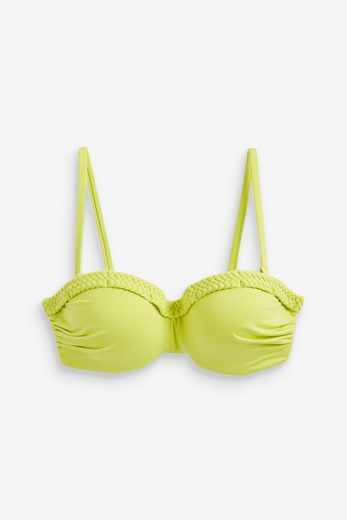 NEXT Bandeau-Bikini-Top Figurformendes, wattiertes Bandeau-Bikinitop 1-St mehr 50% Rabatt für begrenzte Zeit