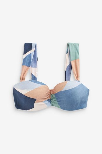 NEXT Bandeau-Bikini-Top Figurformendes, wattiertes Bandeau-Bikinitop 1-St mehr Rabatte dieses Monats