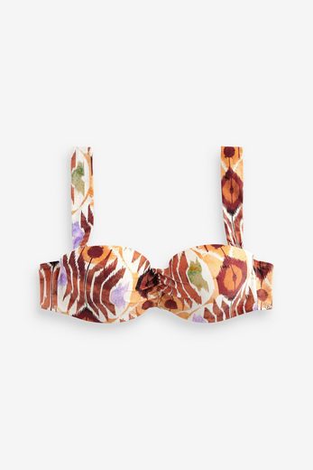 NEXT Bandeau-Bikini-Top Figurformendes, wattiertes Bandeau-Bikinitop 1-St mehr Rabatte dieses Monats