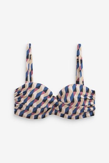 NEXT Bandeau-Bikini-Top Figurformendes, wattiertes Bandeau-Bikinitop 1-St mehr Outlet