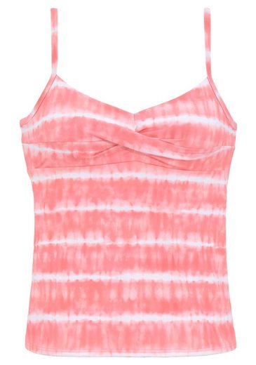 S.OLIVER Bügel-Tankini-Top Enja mit Batikdruck und Wickeloptik mehr