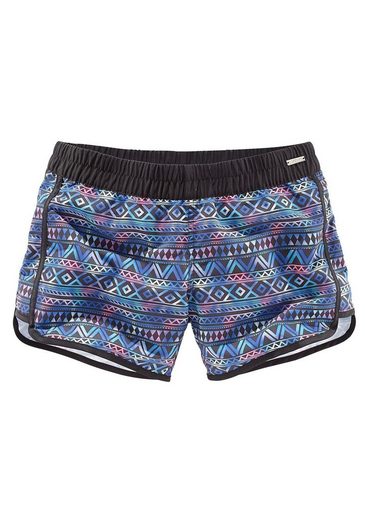 LASCANA Badeshorts elastisches Bündchen, mit Gesäßtasche, softe Microfaser-Qualität mehr Exklusivangebot