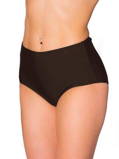 AQUARTI Bikini-Hose Aquarti Damen Bikinihose Bikini-Slip mit Hohem Bund mehr Begrenzte Freigabe