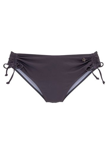 LASCANA Bikini-Hose Malia mit seitlicher Raffung mit tropischem Print mehr