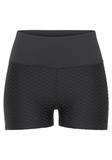 VIVANCE ACTIVE Shorts -Kurze Hose mit breitem Bund und Wabenoptik mehr Letzter Tag
