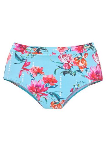 SUNSEEKER Highwaist-Bikini-Hose Modern mit floralem Design mehr Riesige Rabatte
