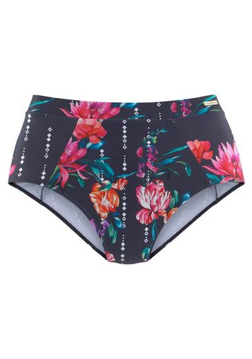SUNSEEKER Highwaist-Bikini-Hose Modern mit floralem Design mehr Riesige Rabatte
