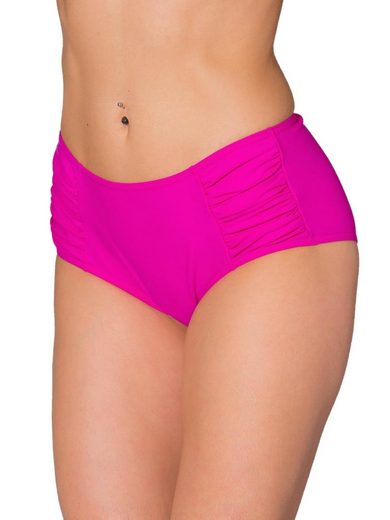 AQUARTI Bikini-Hose Aquarti Damen Bikinihose Hotpants mit seitlichen Raffungen mehr Großer Ausverkauf