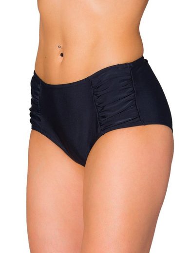 AQUARTI Bikini-Hose Aquarti Damen Bikinihose Hotpants mit seitlichen Raffungen mehr Großer Ausverkauf