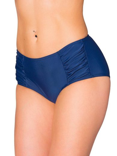 AQUARTI Bikini-Hose Aquarti Damen Bikinihose Hotpants mit seitlichen Raffungen mehr